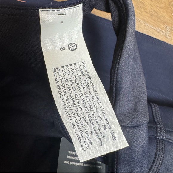 Lululemon Navy Tie-dye Wunder Train LL Sports Bra - Picture 12 of 12